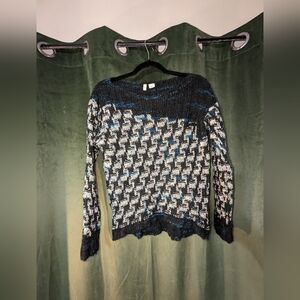 Anthropologie Moth Knit Sweater Made In Italy